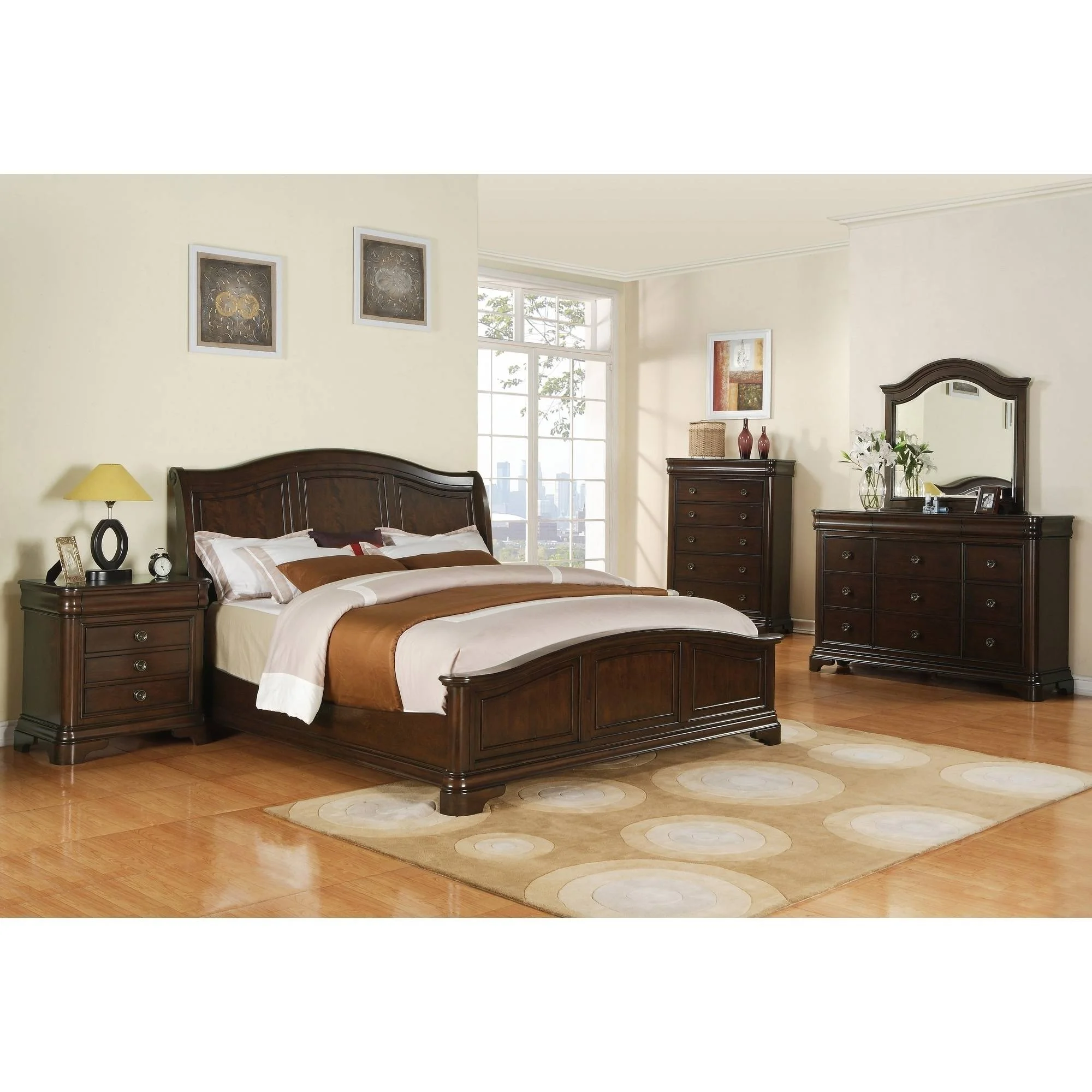 Picket House Furnishings Conley Cherry Panel Bedroom Set, Multiple Sizes and Configurations