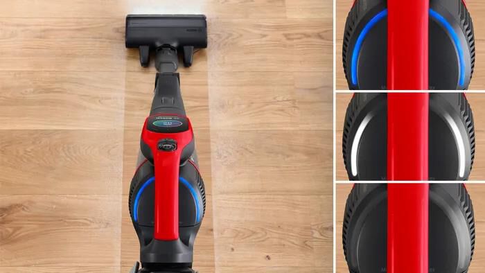 BOSCH - Aspirapolvere ricaricabile BCS1041PET-Black,Red