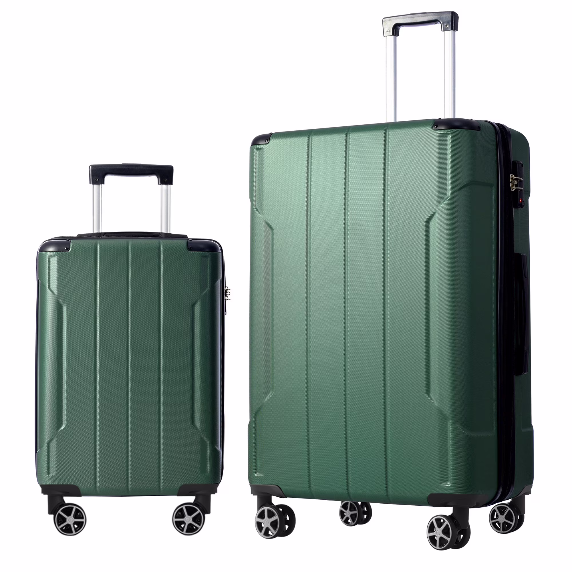 EUROCO 3 Piece Luggage Set, Expandable Hardshell Suitcase with TSA Lock and Double Spinner Wheels,ABS Lightweight Durable Travel luggage Set(20