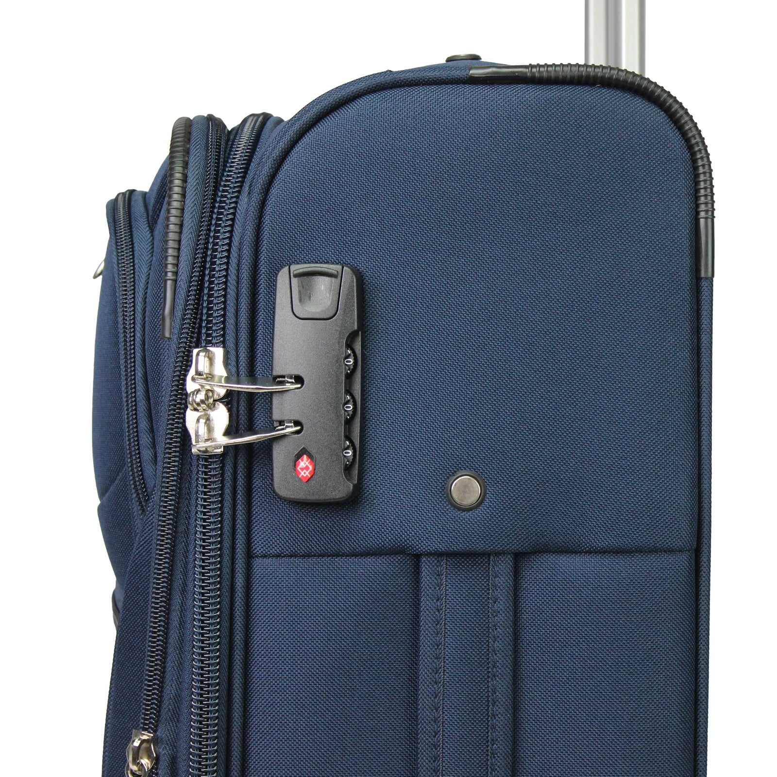 CalBags Kemyer Softside Lightweight 3-Piece Expandable Spinner Luggage Set - Black