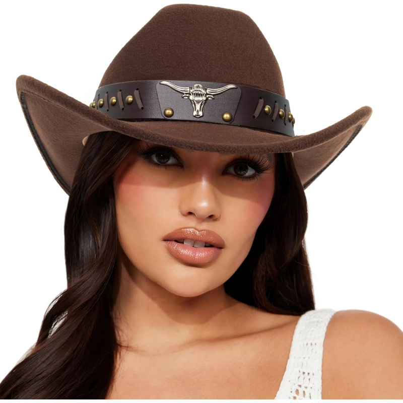 Women's Western Cowboy Hats Classic Felt Hats