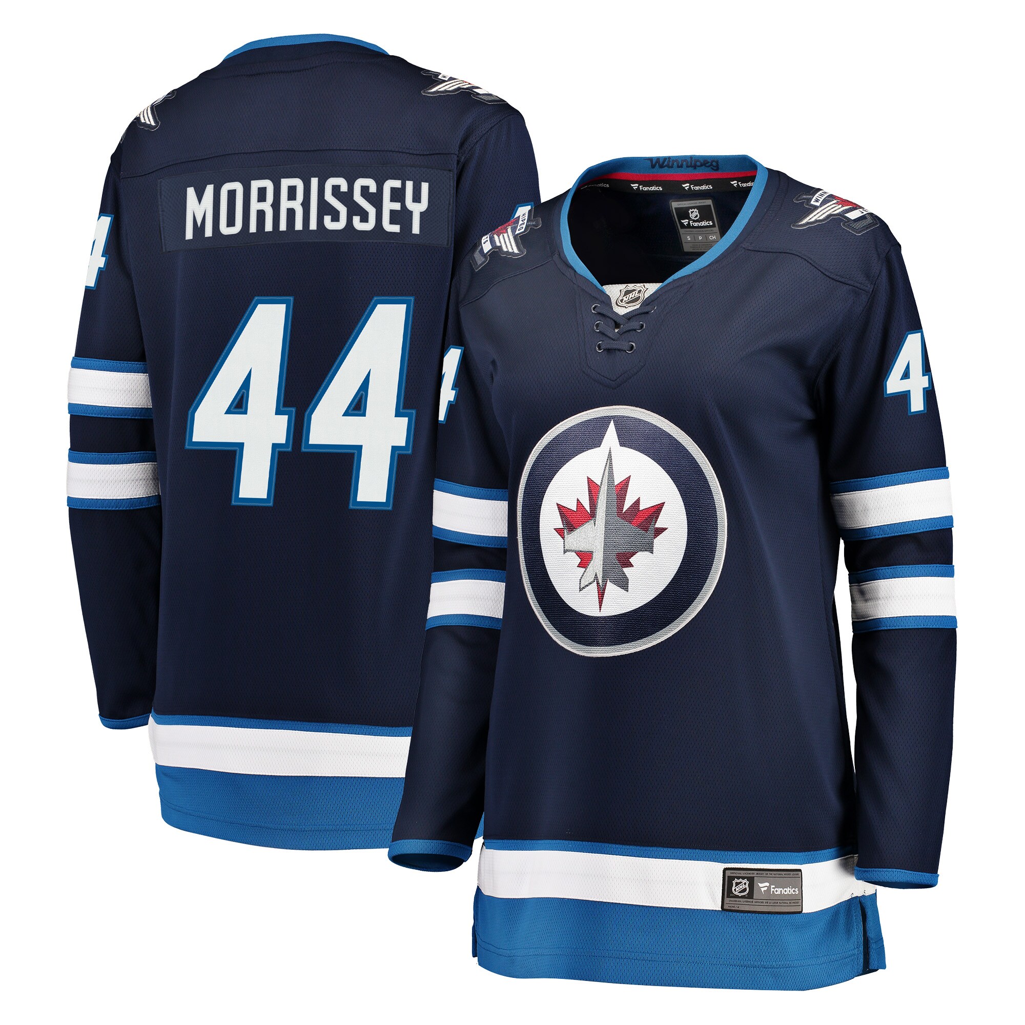 Josh Morrissey Winnipeg Jets Fanatics Women’s Breakaway   Jersey – Navy
