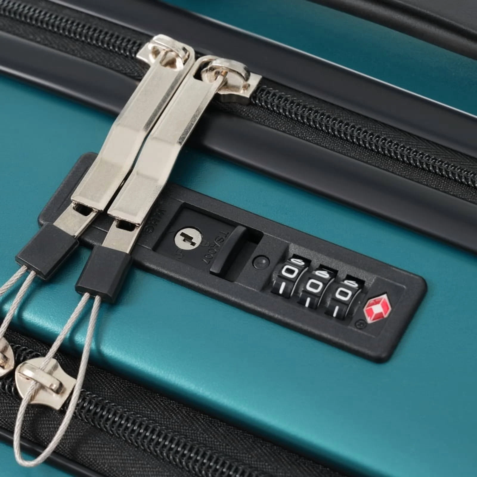 Front Opening Luggage Set 3 Piece, Hardside Carry on Suitcase with USB Port, Expandable Luggage with Handle Bag Spinner Wheels TSA Lock