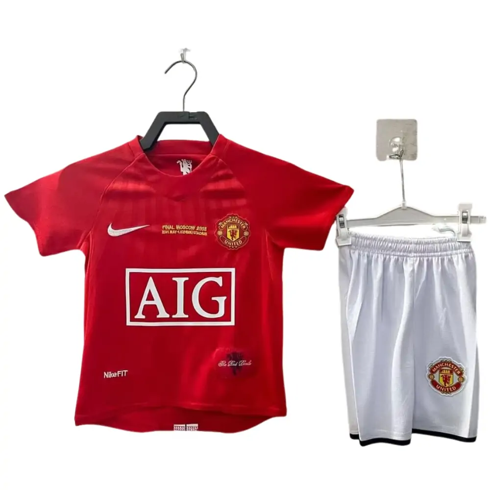 2007/08 Manchester United Home Retro - Kids Jersey