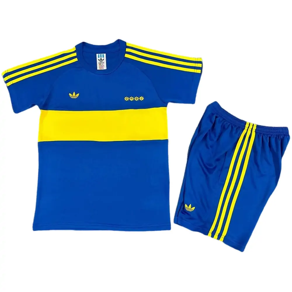 1981 Boca Juniors Home Retro - Kids Kit