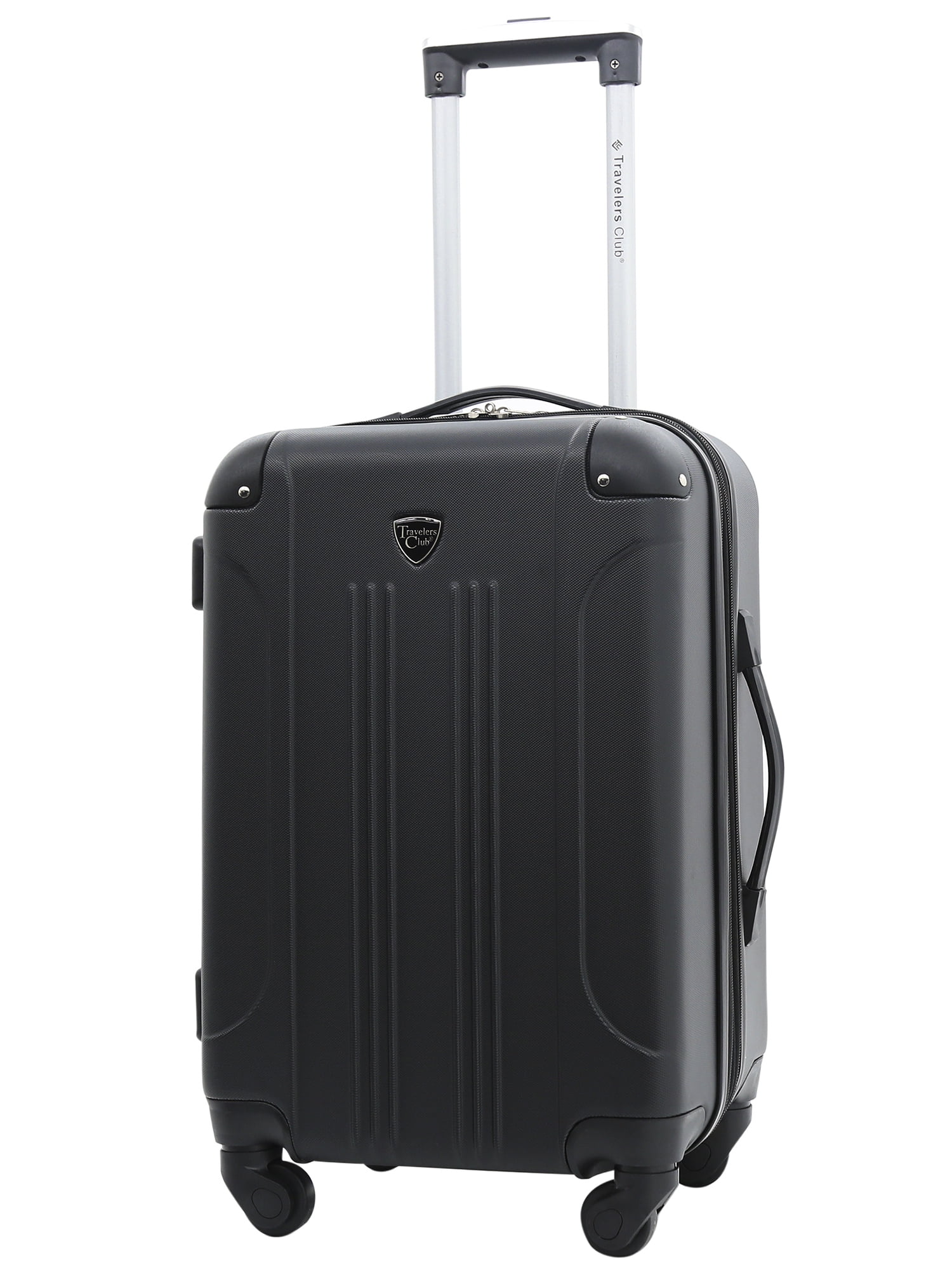 Travelers Club Chicago Plus 5pc Expandable Hardside Luggage Set, Black