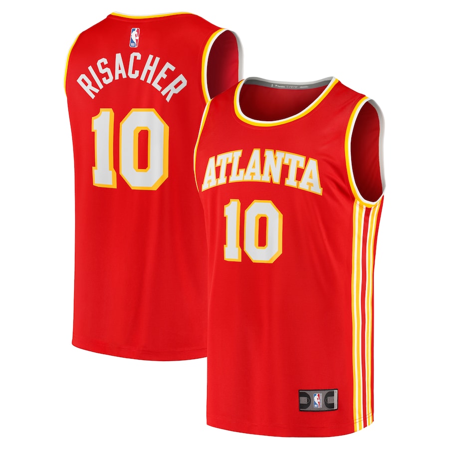 Youth Atlanta Hawks Zaccharie Risacher Fanatics Red 2024 NBA Draft Fast Break  Jersey - Icon Edition