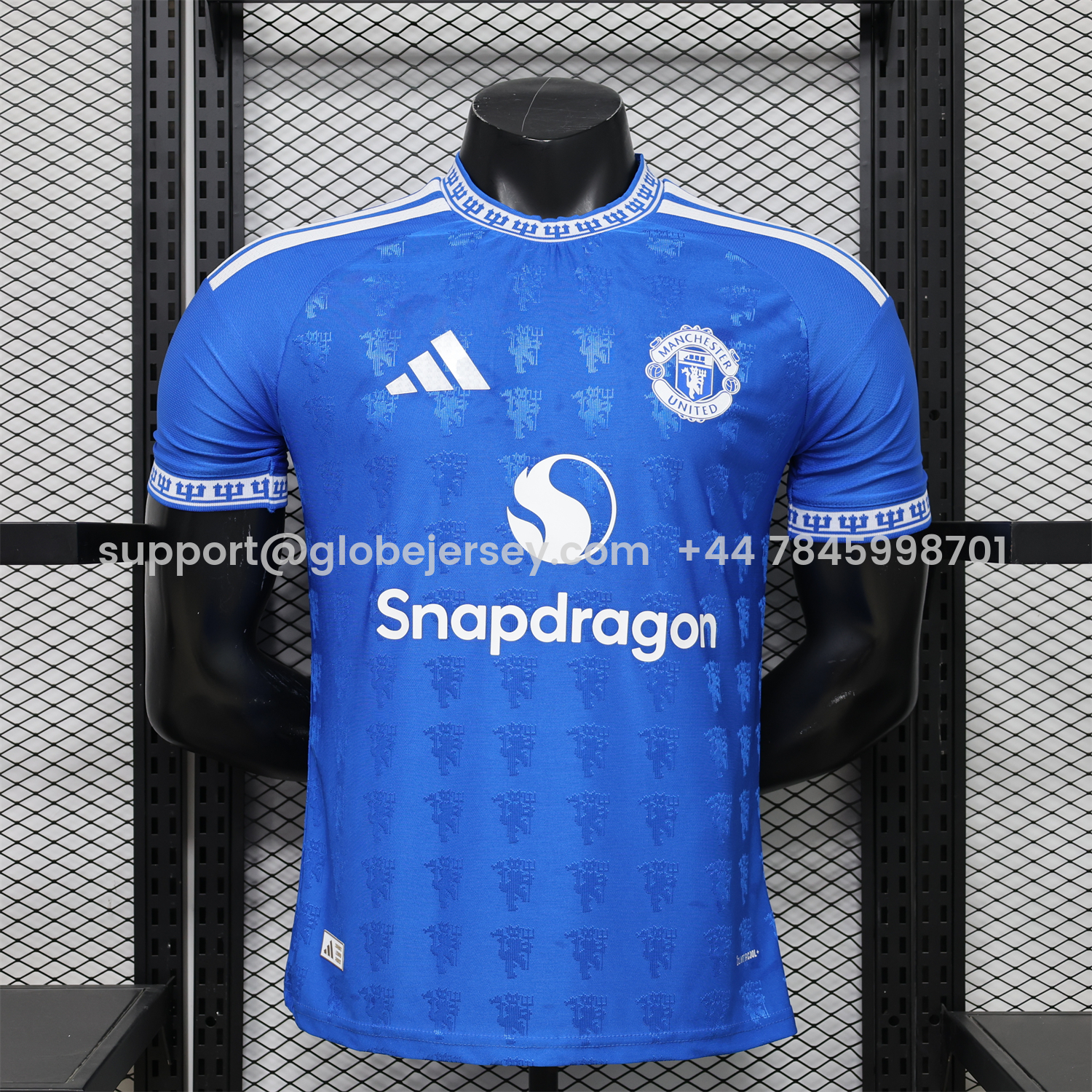 Manchester United 26-27 Retro Style Blue Jersey - Player Version