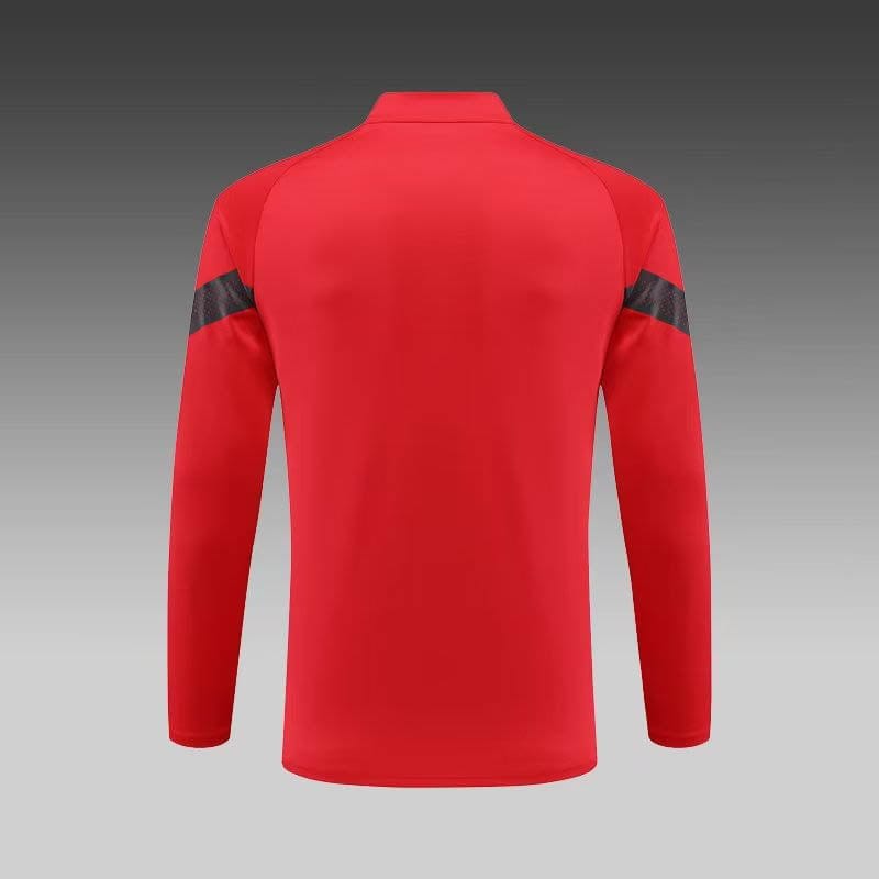 2022/2023 AC Milan Half-Pull Training Suit Red Soccer Jersey 1:1 Thai Quality