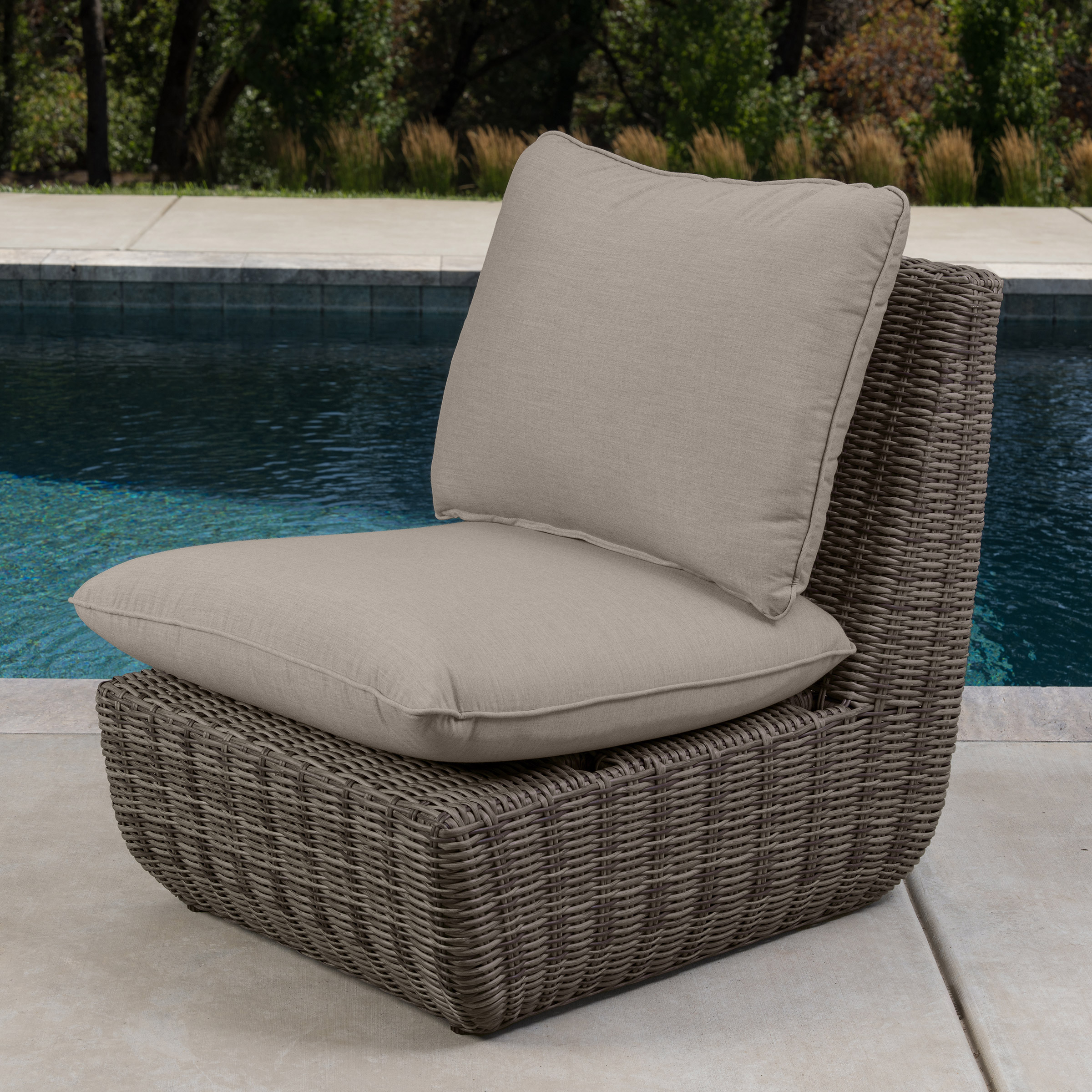 SunVilla Swann Modular Outdoor Patio Chair, 2-pack