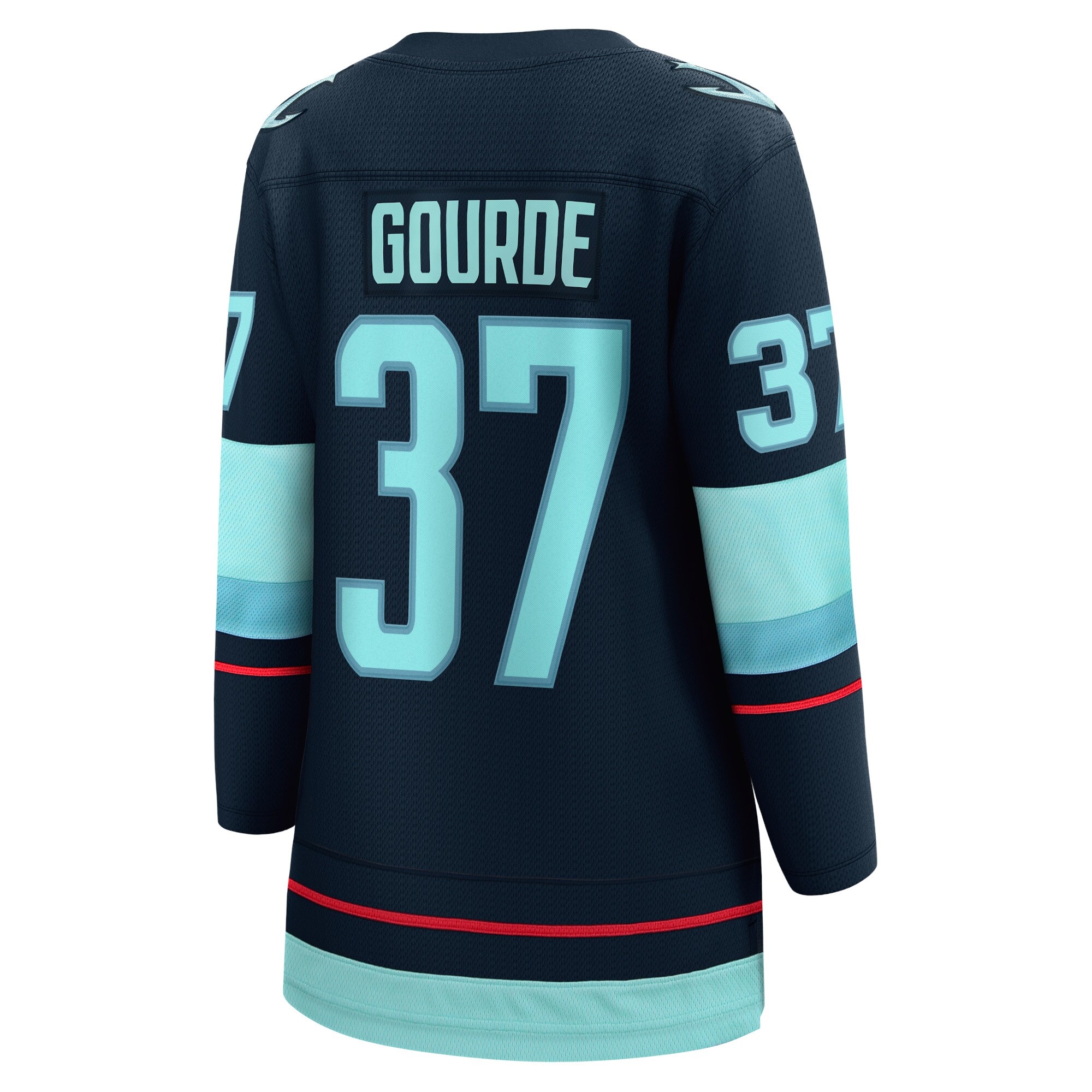 Yanni Gourde Seattle Kraken Fanatics Women’s Home Breakaway   Jersey – Navy
