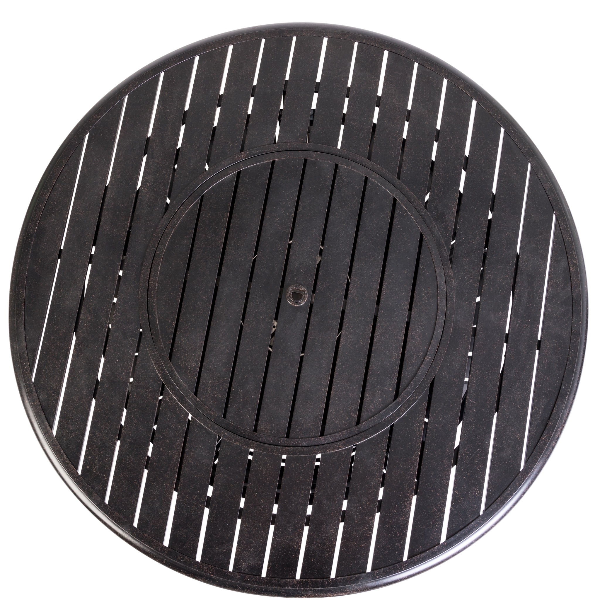 Fire Sense Copper Aluminum Gas Fire Pit Table Multi-Functional with Fire Bowl Lid, Bronze Finish-44