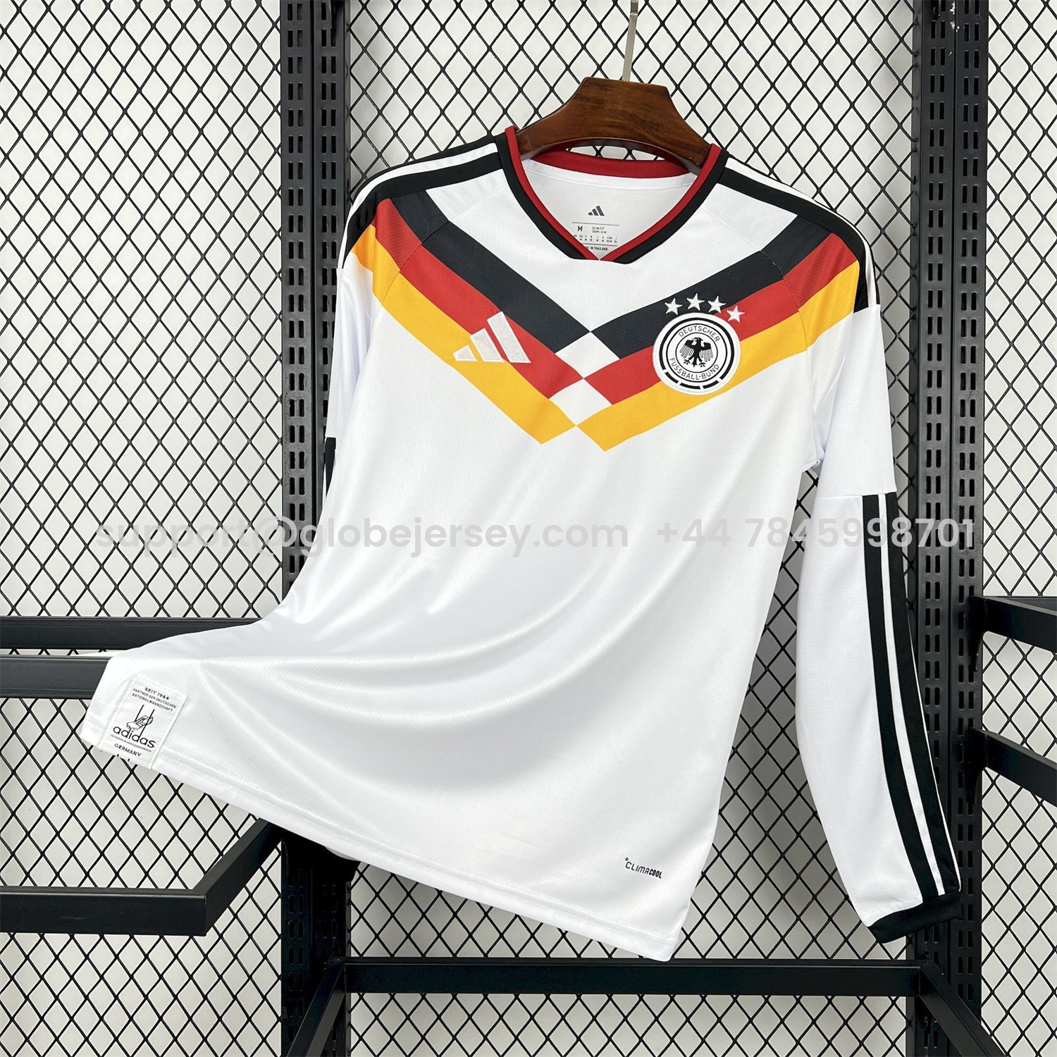 Germany 2026 Home Long Sleeves Jersey - Fans Version