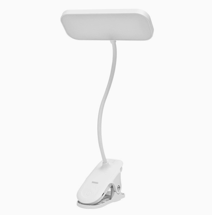 Rectangular Rechargeable Clip-On Reading Light