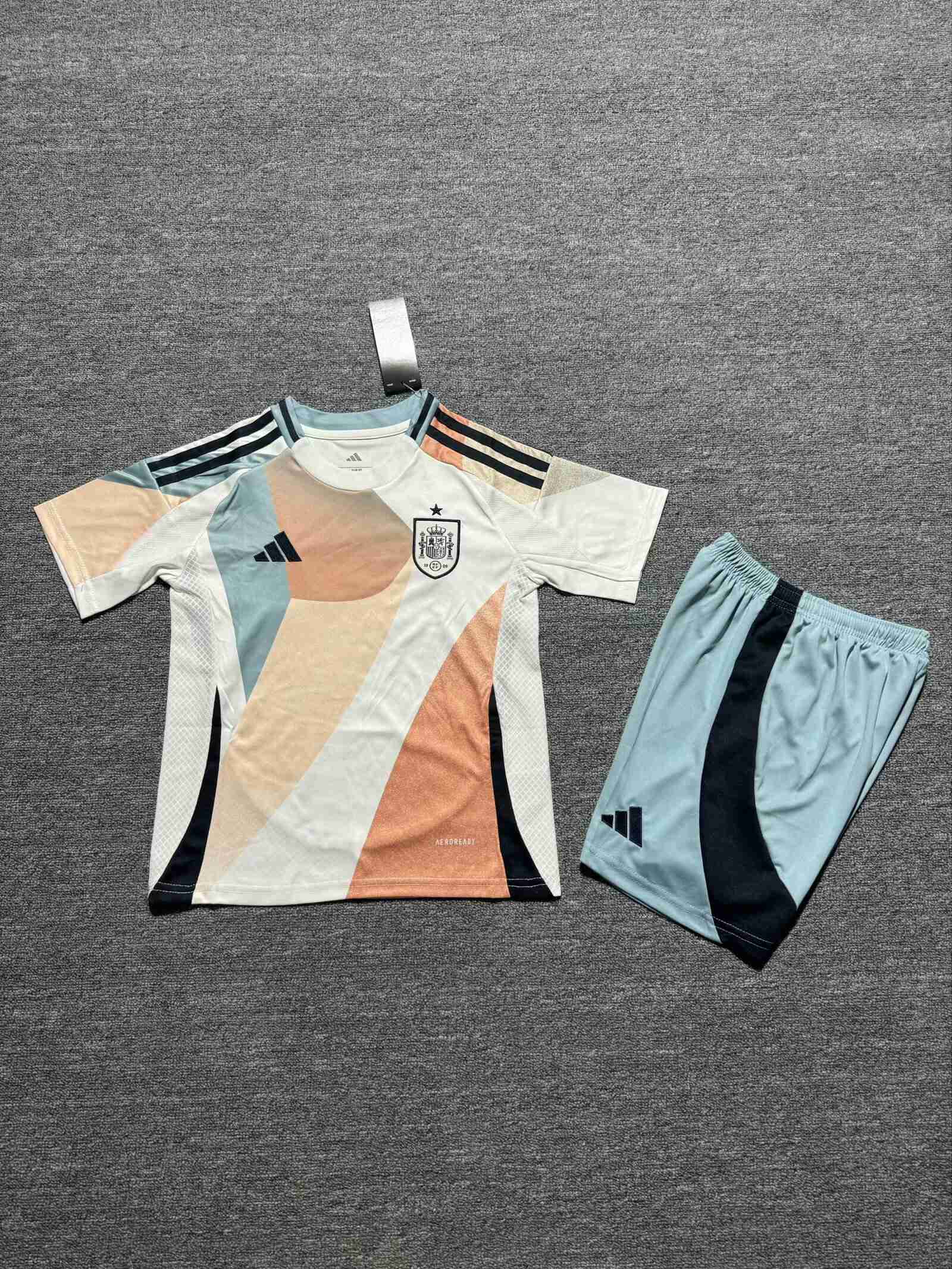 2025 Kids Size Spain Away Football Shirt 1:1 Thai Quality