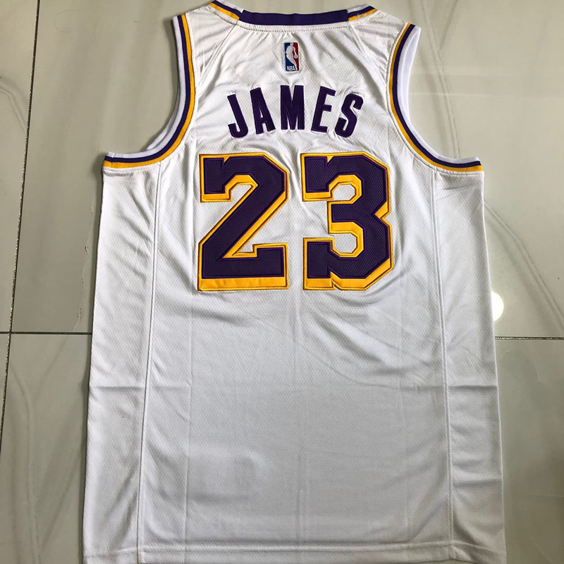 LeBron James Los Angeles Lakers White 23 MN