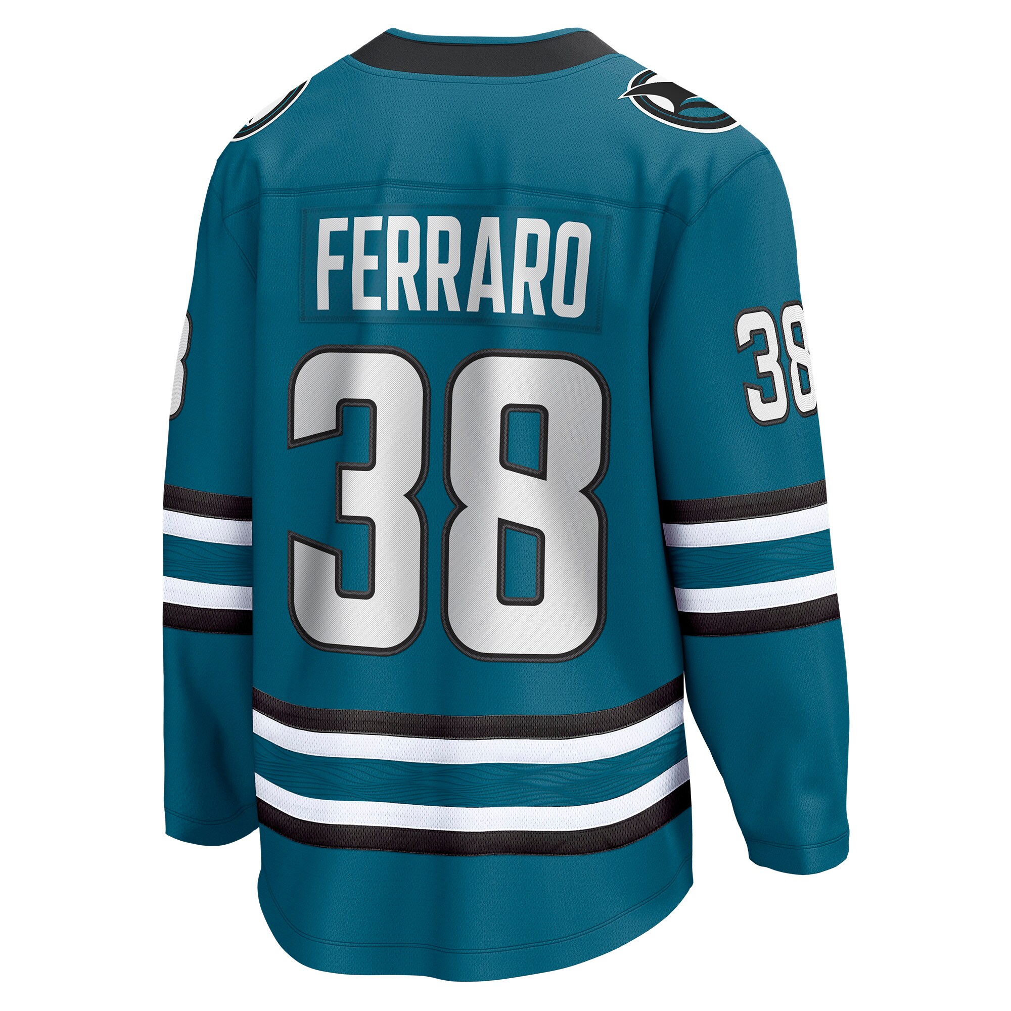 Mario Ferraro San Jose Sharks Fanatics Home Breakaway   Jersey – Teal