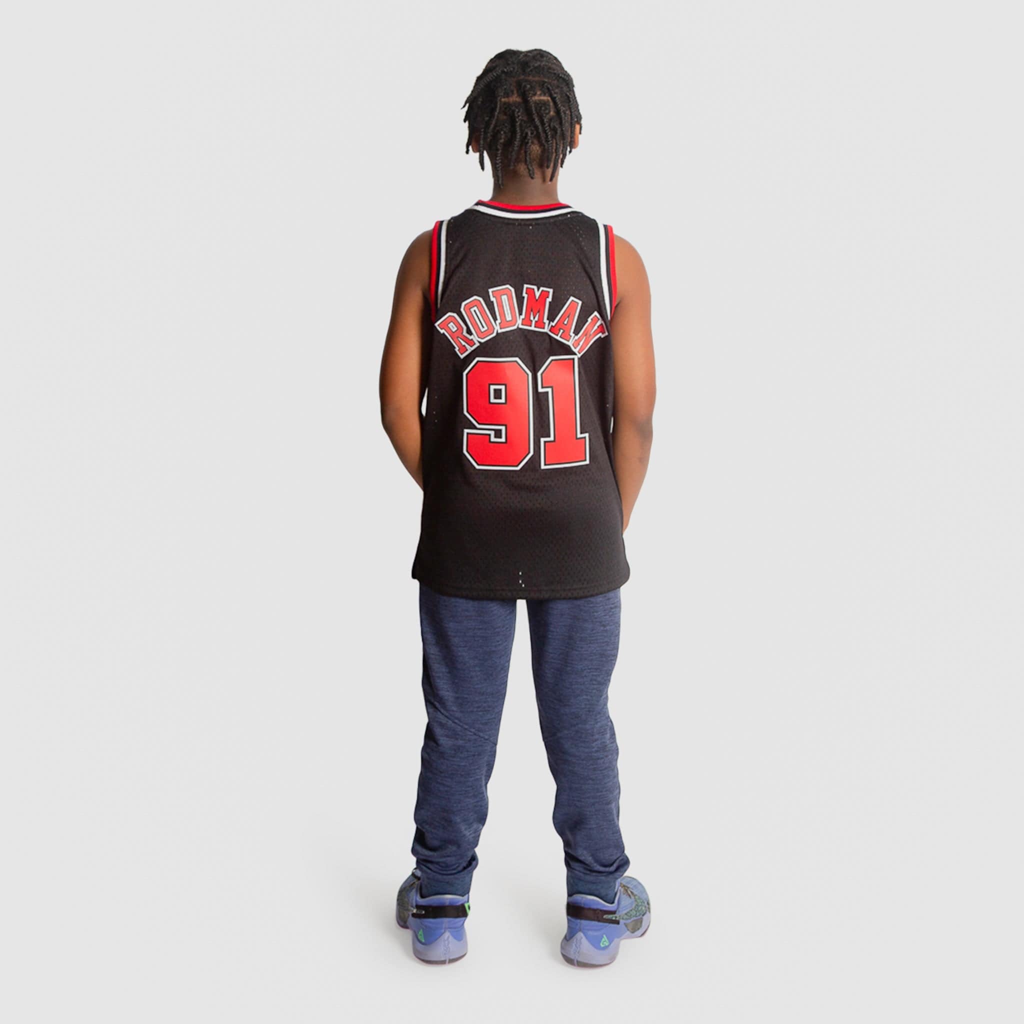 Dennis Rodman Chicago Bulls 1997/98 HWC Youth NBA Swingman Jersey