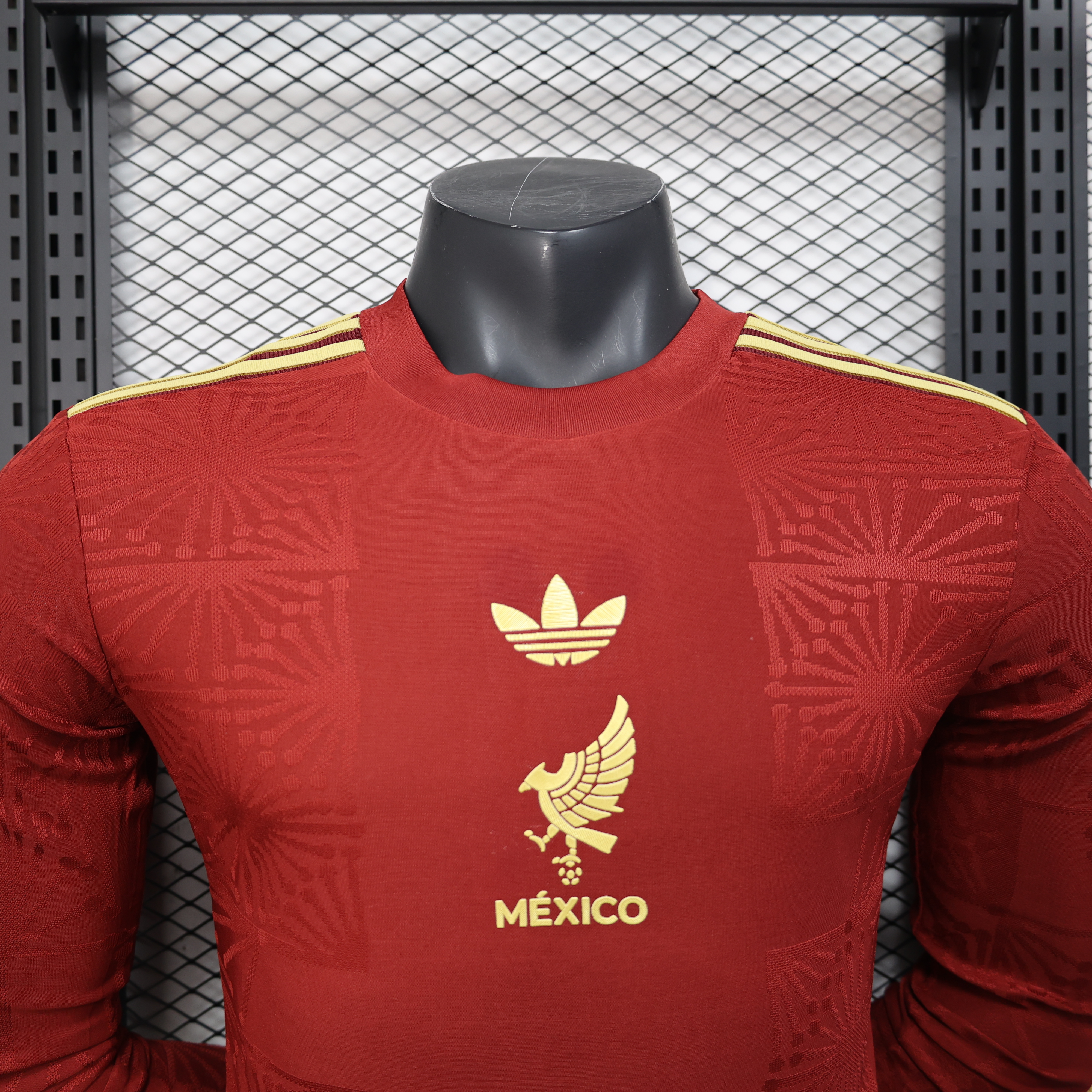 2025-26 Mexico Red Long Sleeve - Jersey - Player Edition