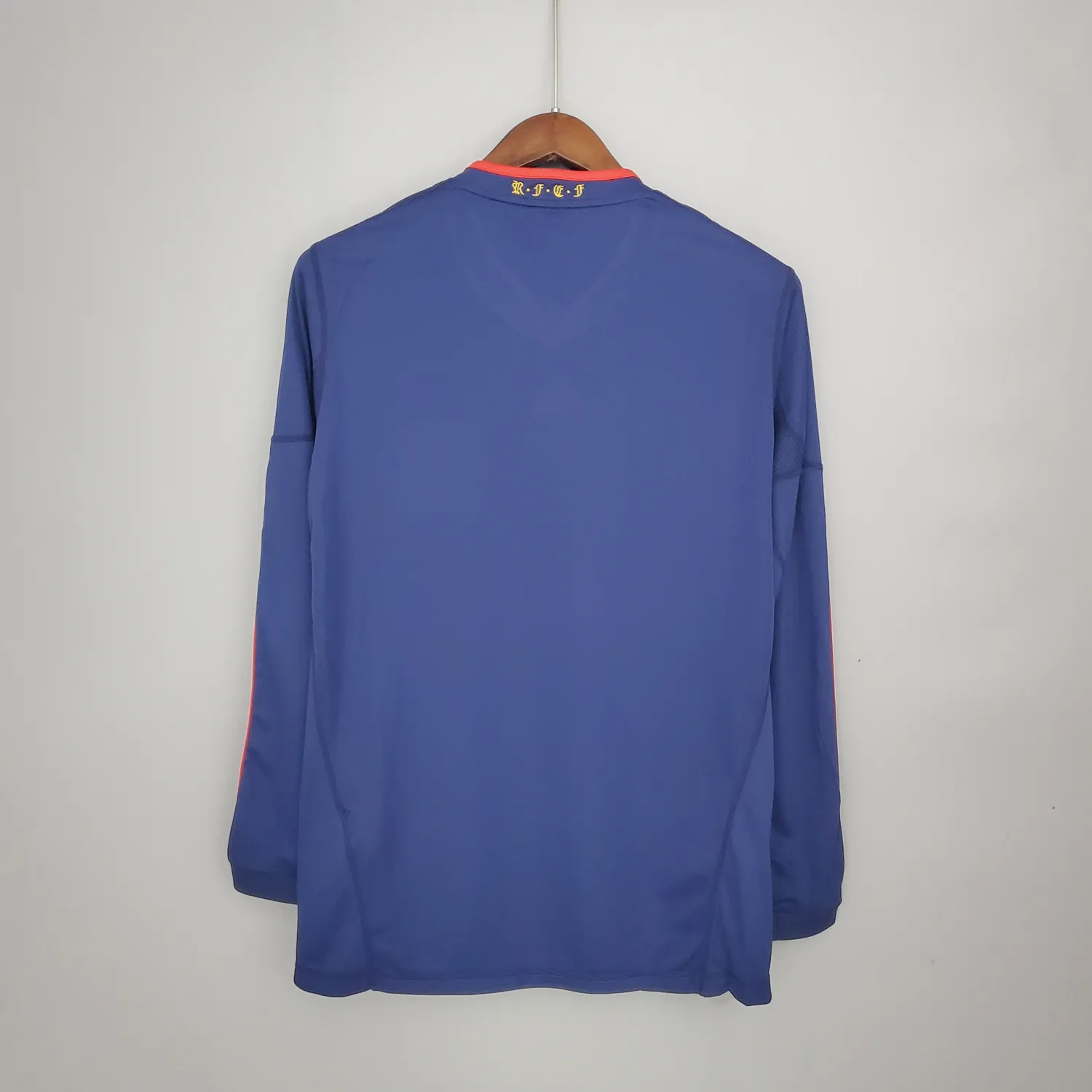 2010 Spain Away Long Sleeve Retro Jersey - Fans Edition