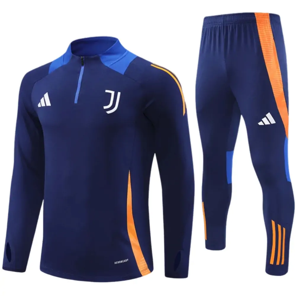 Juventus Royal Blue Training Jersey for Kids in the New Season 2024-25
