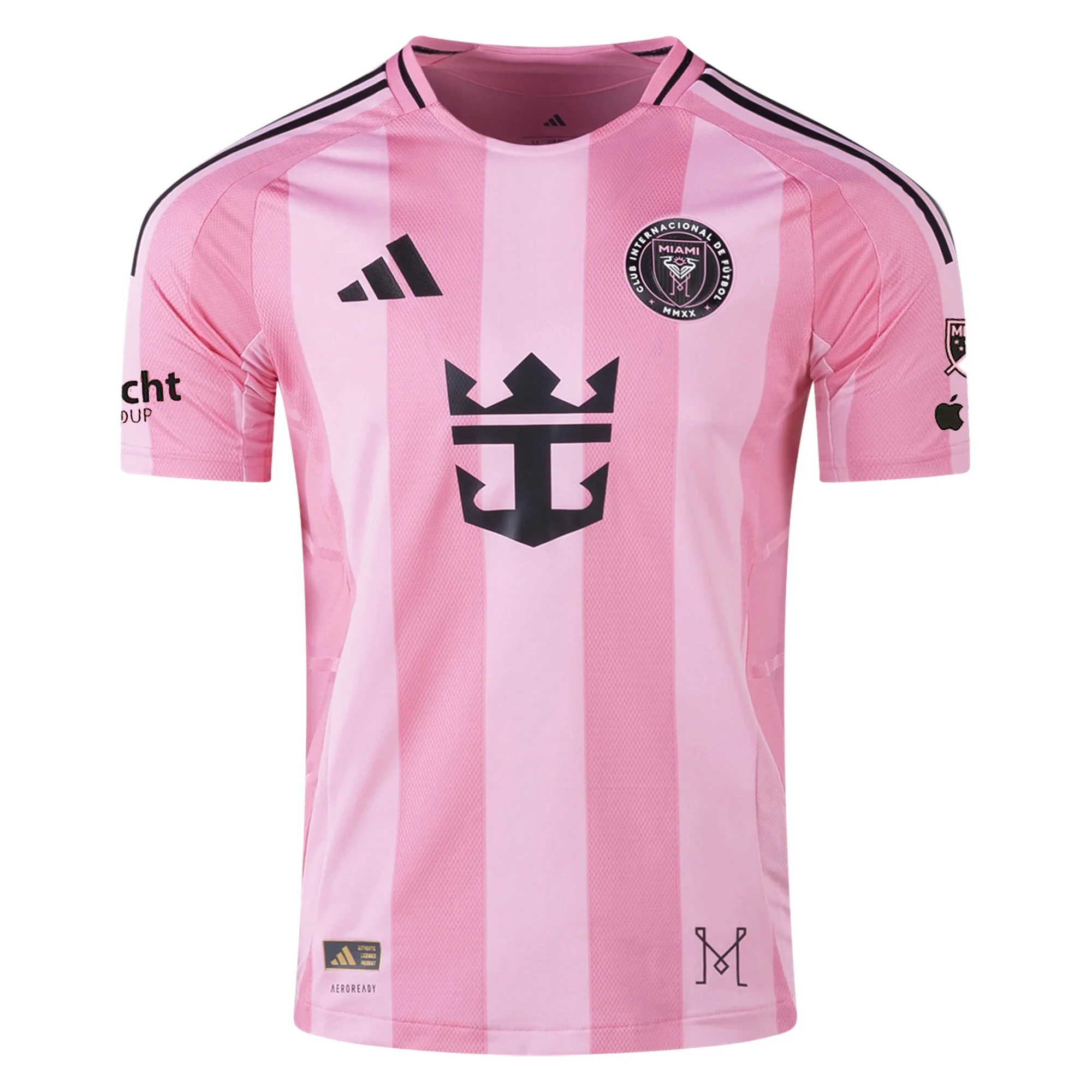 adidas Lionel Messi Inter Miami CF Authentic Home Jersey 25/26 w/ MLS Patches + Sponsor (Easy Pink)