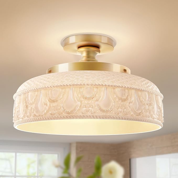 MELLOWWLITE Semi Flush Mount Ceiling Light