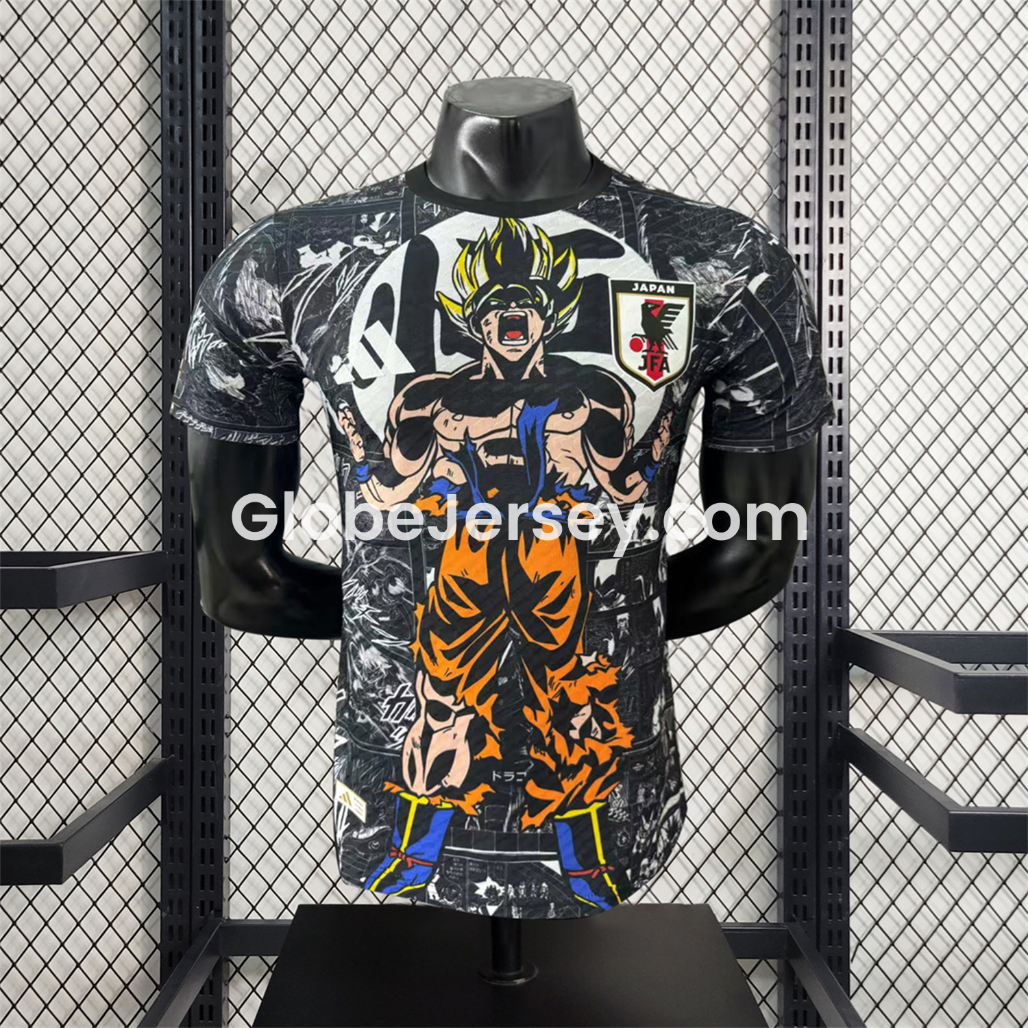 Japan 25-26 Muscle Saiyan Black Special Jersey - Player Version
