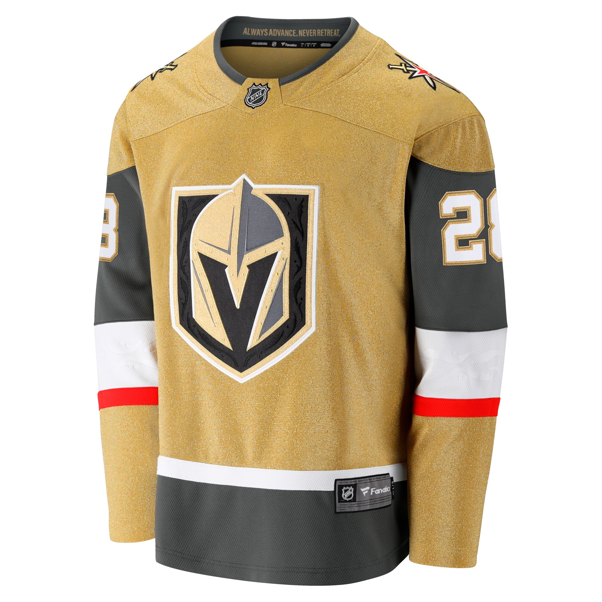 William Carrier Vegas Golden Knights Fanatics Home Breakaway Jersey – Gold