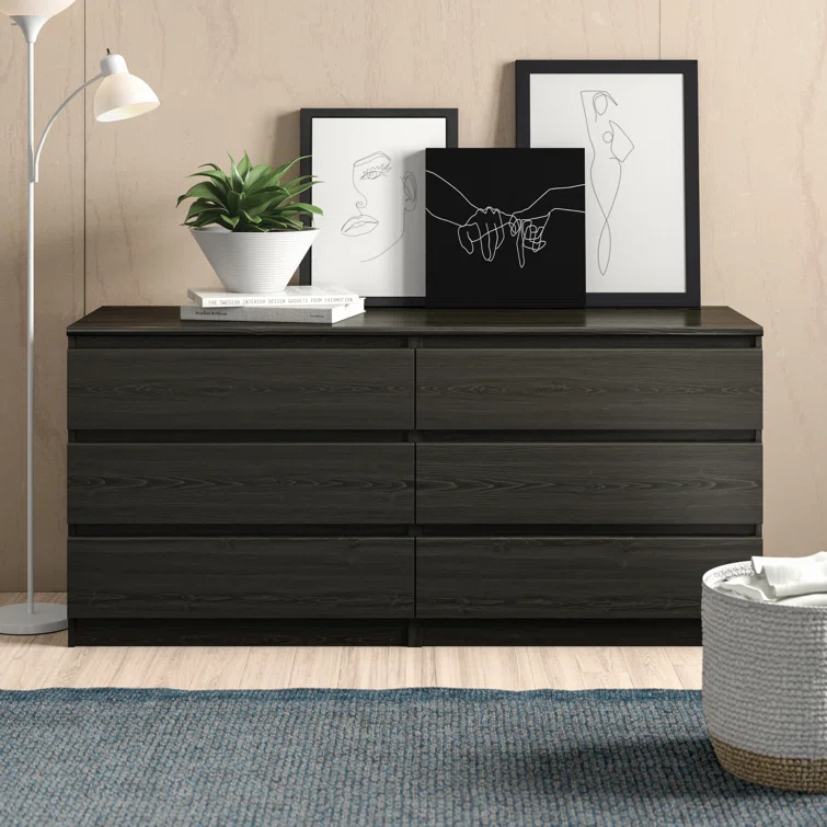 Jada 6 Drawer 60.5 W Double Dresser