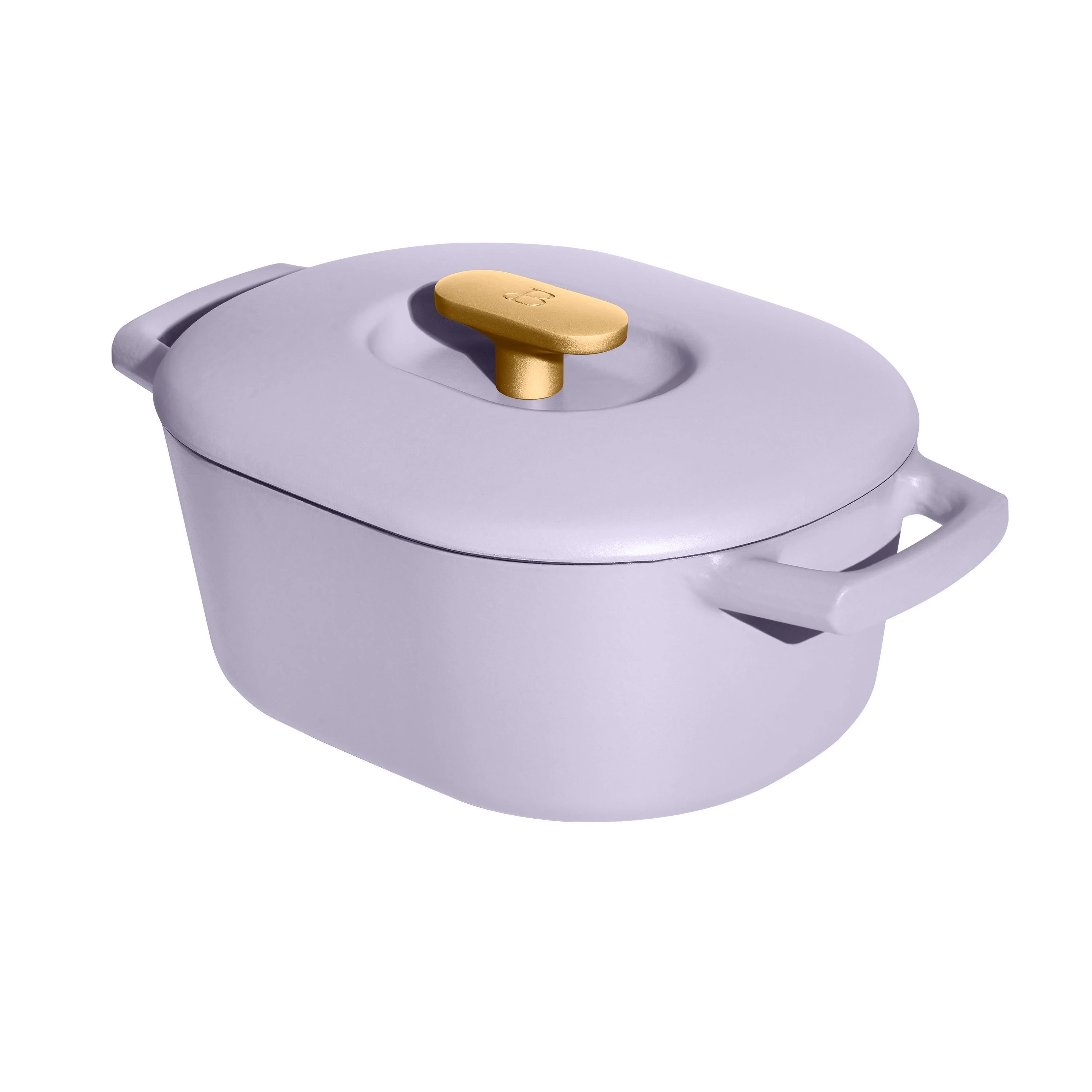 Beautiful 6 Quart Enamel Dutch Oven, Black Sesame by Drew Barrymore