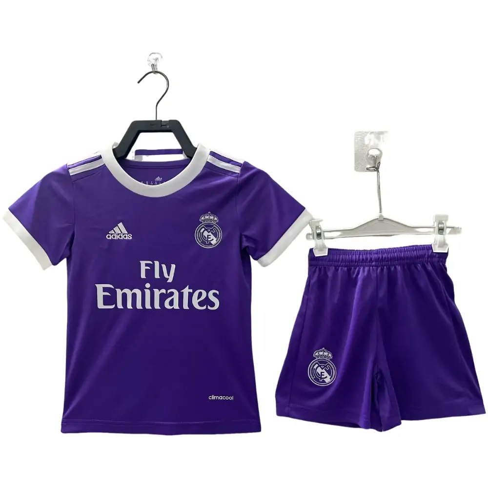 2016/17 Real Madrid Away Retro - Kids Kit