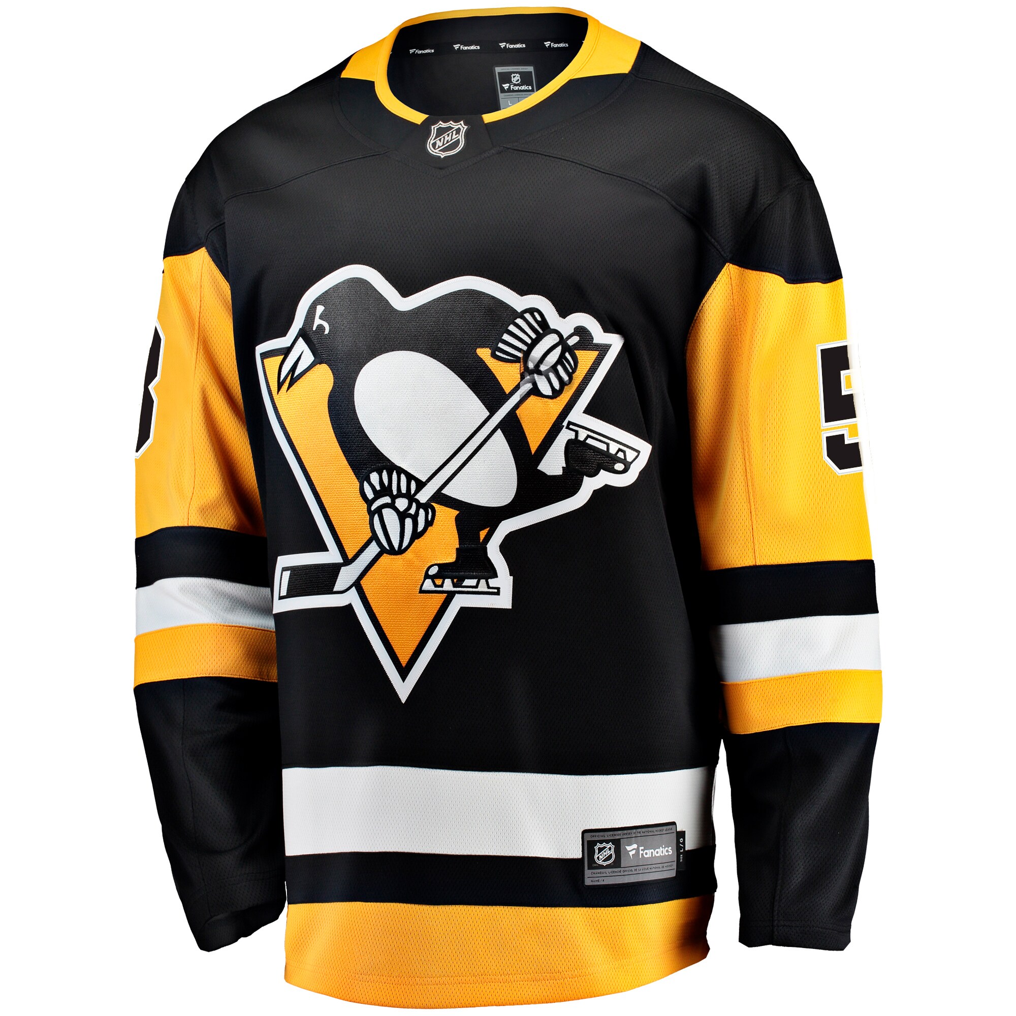 Kris Letang Pittsburgh Penguins Fanatics Home Breakaway Jersey – Black