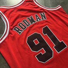 Rodman Chicago Bulls 91 Red MN