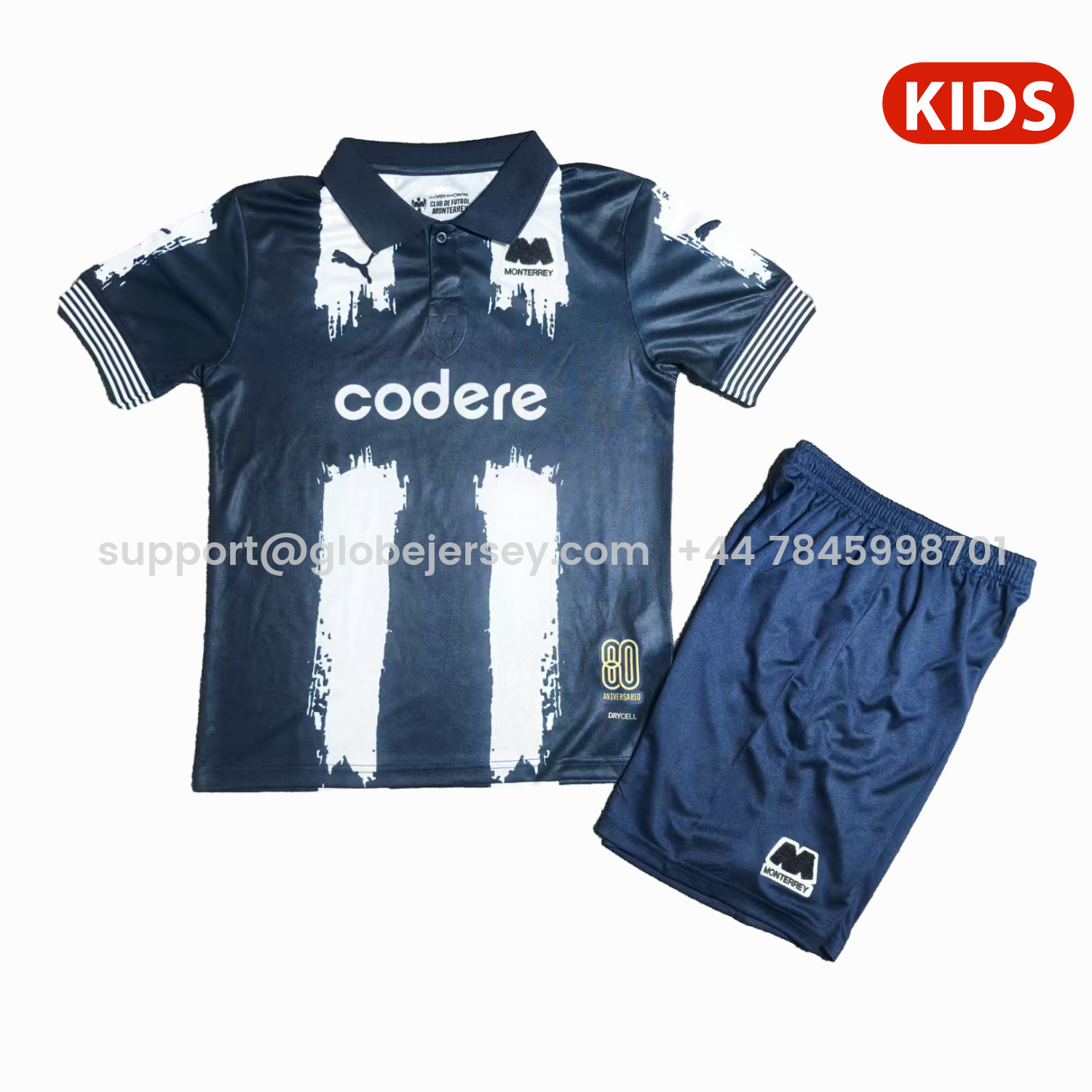 Rayados Monterrey 25-26 80th Anniversary Kids Kit