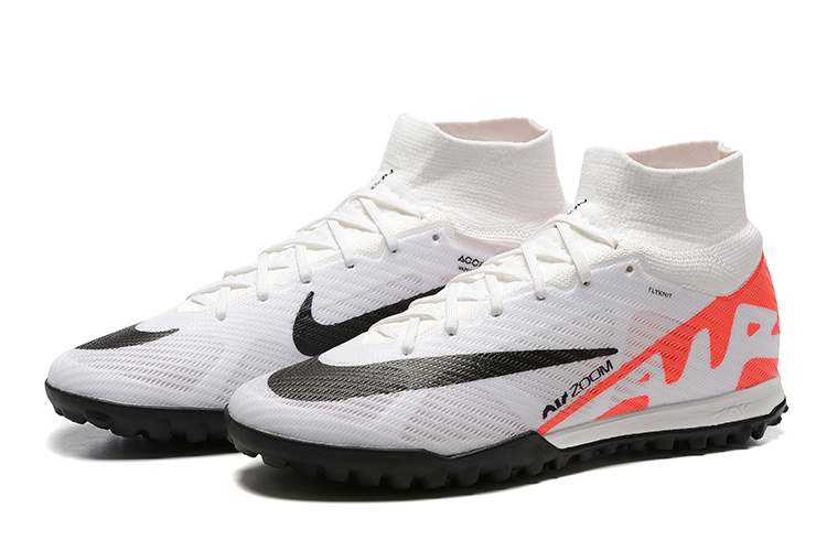 Assassin 15th generation high-top fully knitted waterproof MD air cushion grass spike football shoes