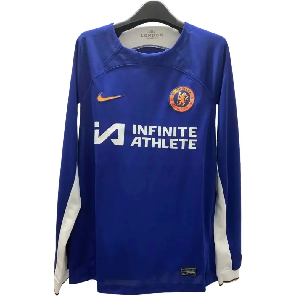 2023/2024 Long Sleeve Chelsea Home Football Shirt 1:1 Thai Quality - Fans Edition