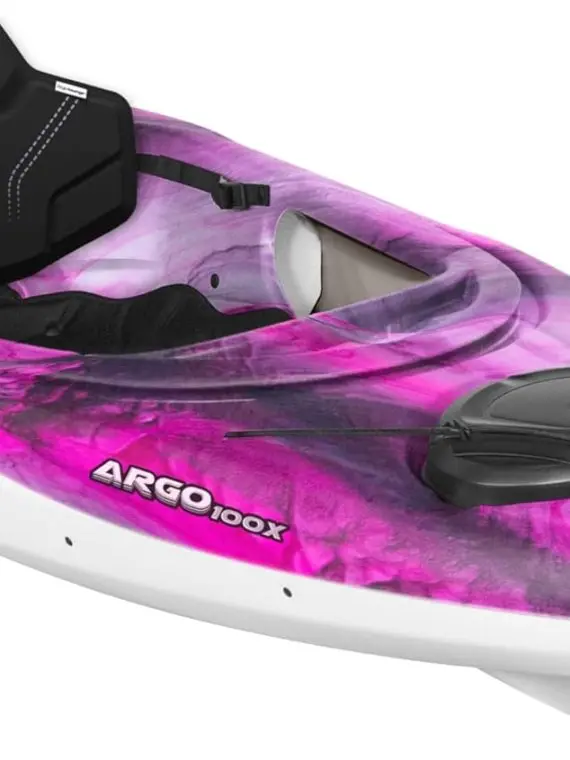 Pelican Argo 100X EXO Sit-In Recreational Kayak – 10-Foot. Includes EXO Cooler Bag. Stardust Color