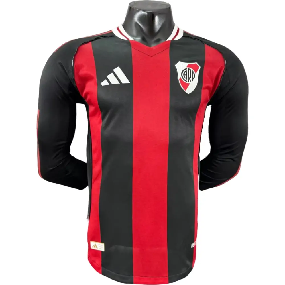 25-26 River Plate Away Long Sleeve Jersey - Player Version