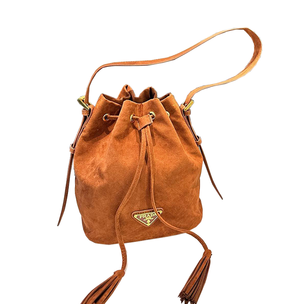 Prada Suede Bucket Bag