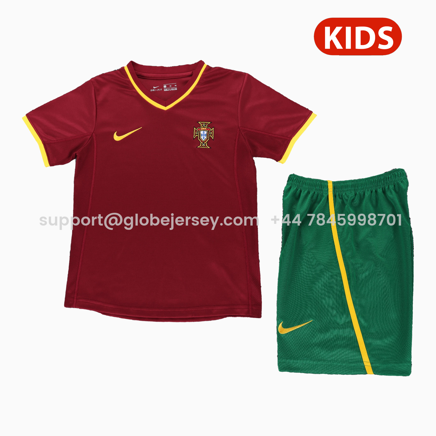 Retro Portugal 2000 Home Kids Kit