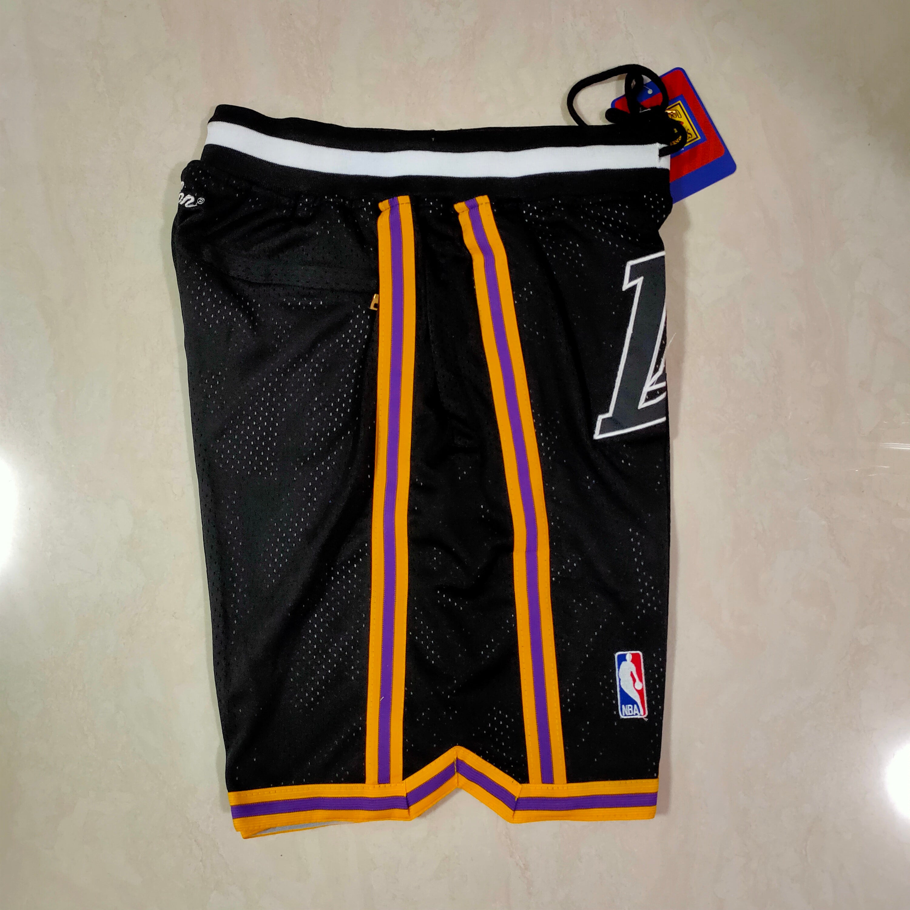 Los Angeles Lakers MVP black pocket pants
