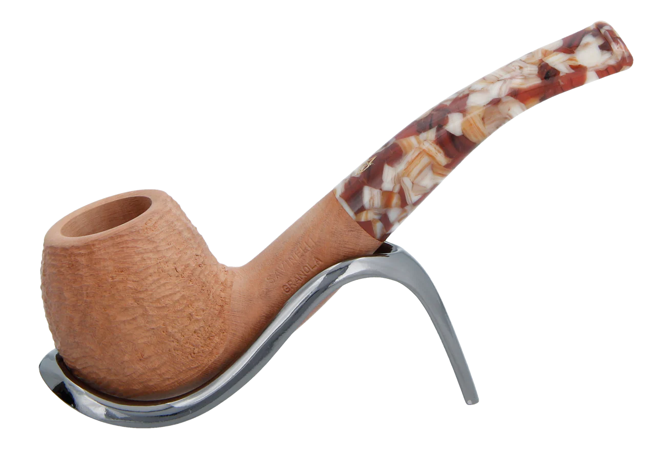 Savinelli Granola Rusticated 626 - 6mm Briar Pipe