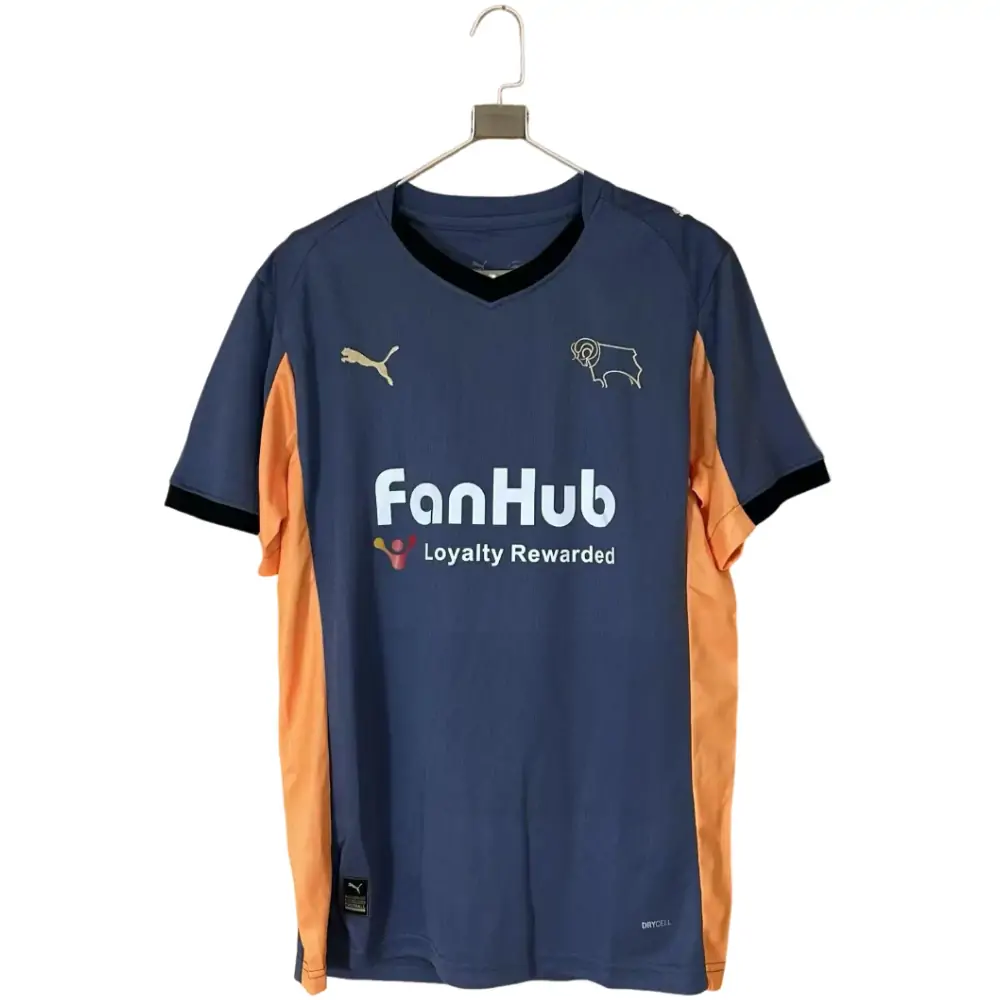 25-26 Derby County Away White Shirt - Fan Edition