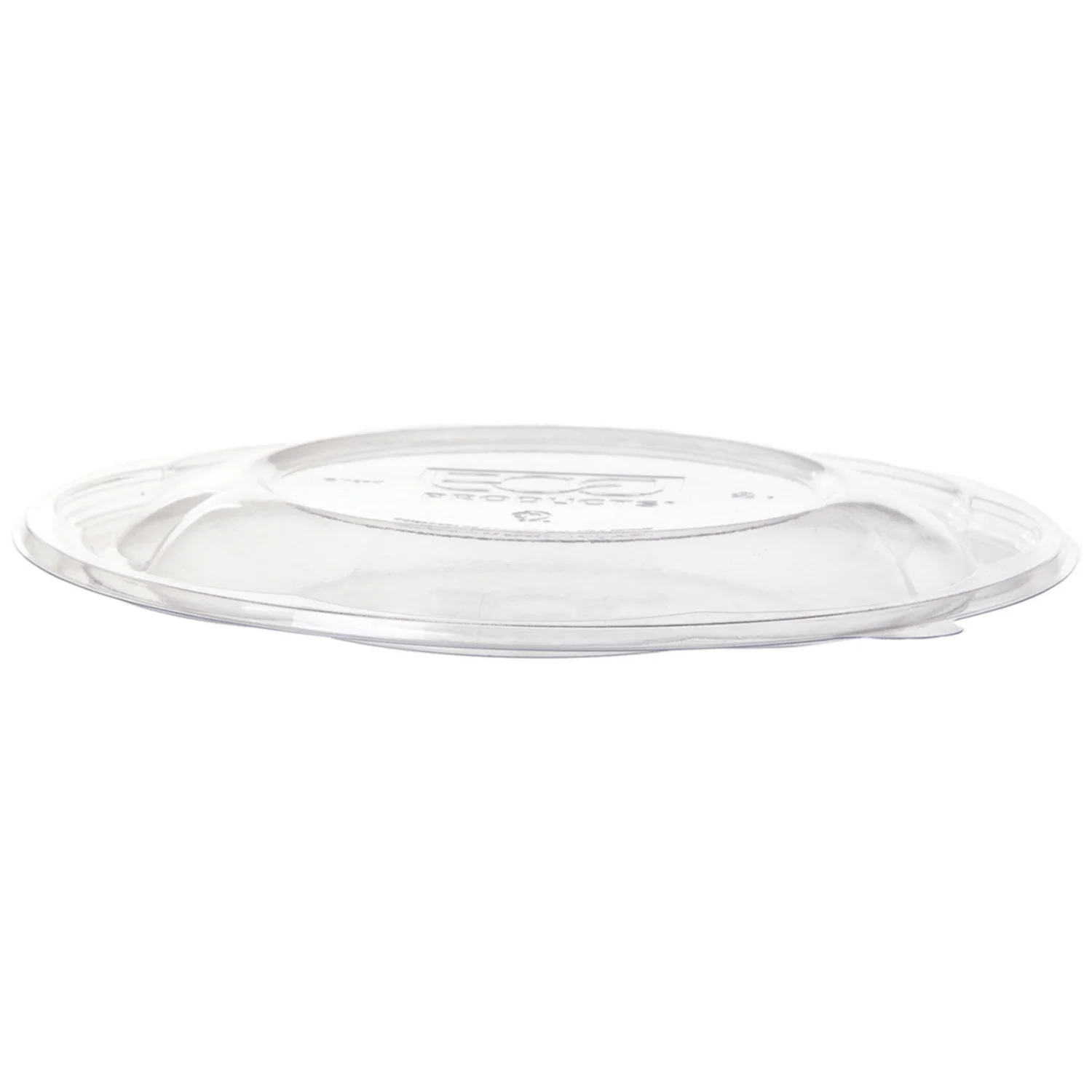 Eco-Products Lids for 64 oz Squat Salad Bowls, PLA, Clear, 9.5