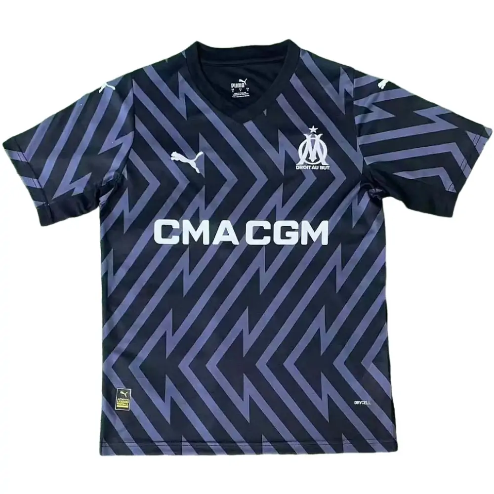 2023/2024 Olympique de Marseille Goalkeeper Black Soccer Jersey 1:1 Thailand Quality-Fans
