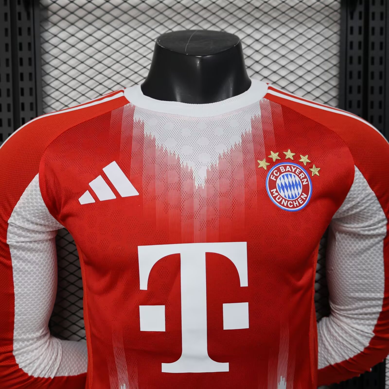 25-26 Bayern Munich Home Long Sleeve Shirt - Player Edition