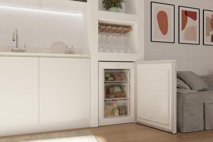 CANDY - Congelatore verticale CNUQ2L58EW Classe E 90lt-Bianco