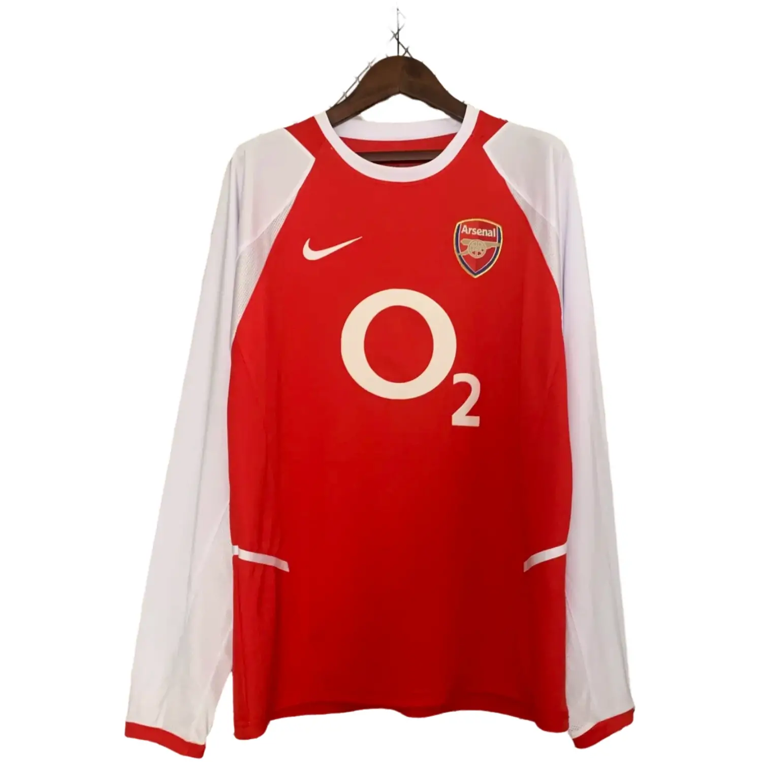 2002-04 Arsenal Home Long Sleeve Retro Jersey