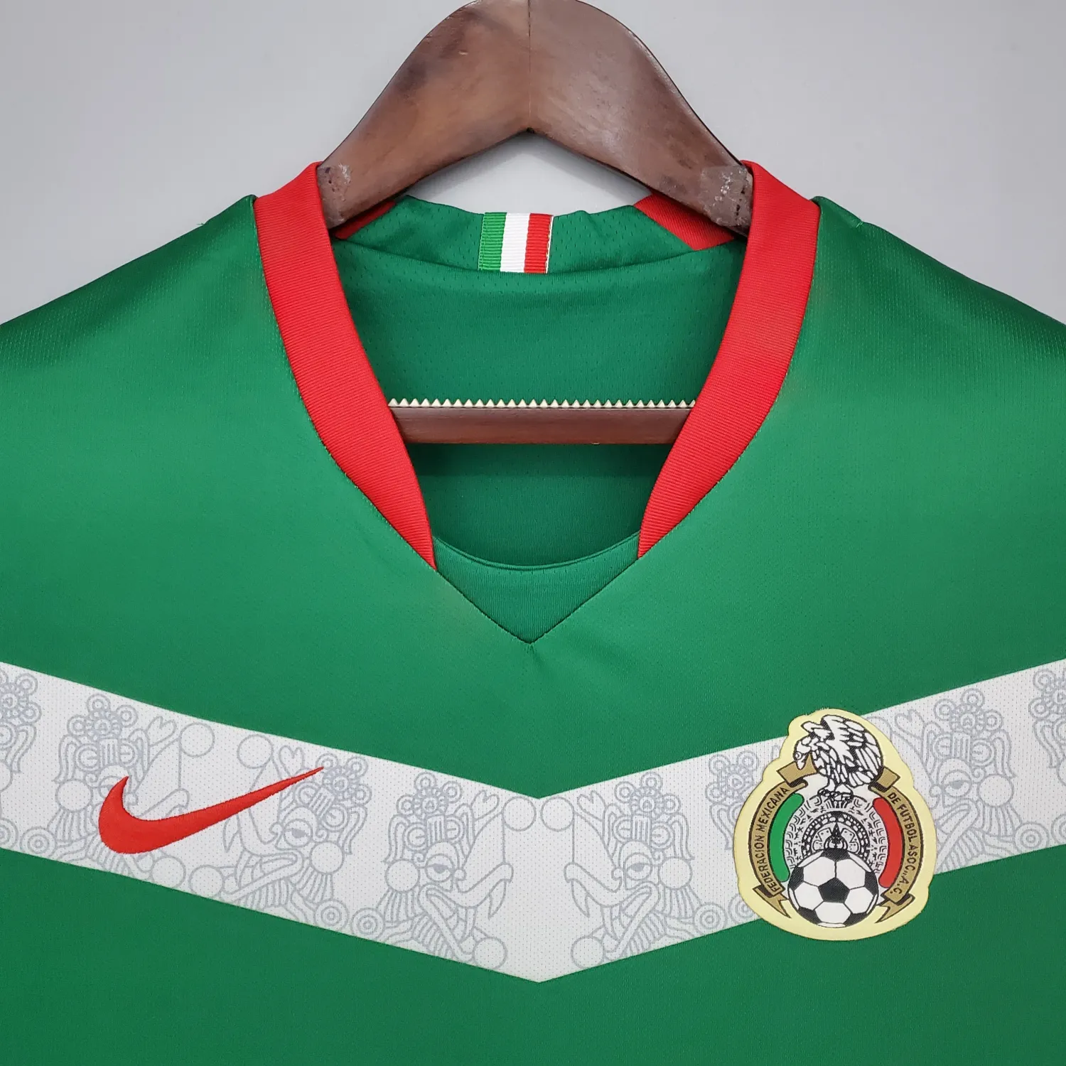 2006 Mexico home green retro jersey